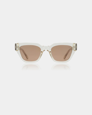 A. Kjaerbede Kaws Ecru Transparent Sunglasses