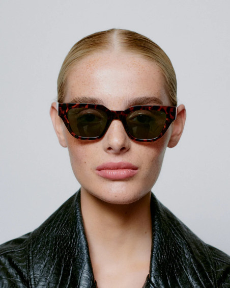 A. Kjaerbede Kaws Demi Tortoise Sunglasses