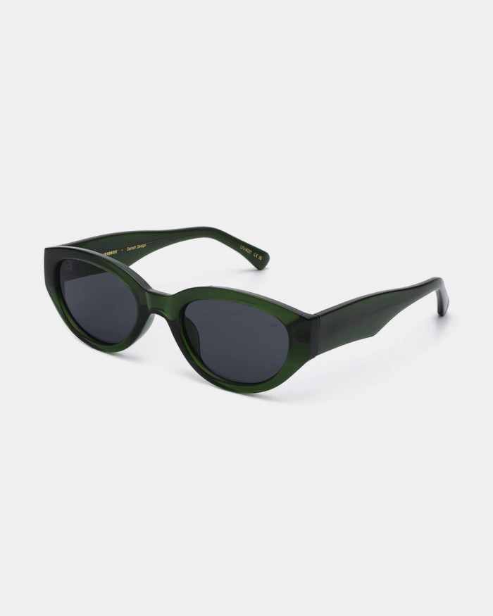 A. Kjaerbede Winnie Dark Green Transparent Sunglasses