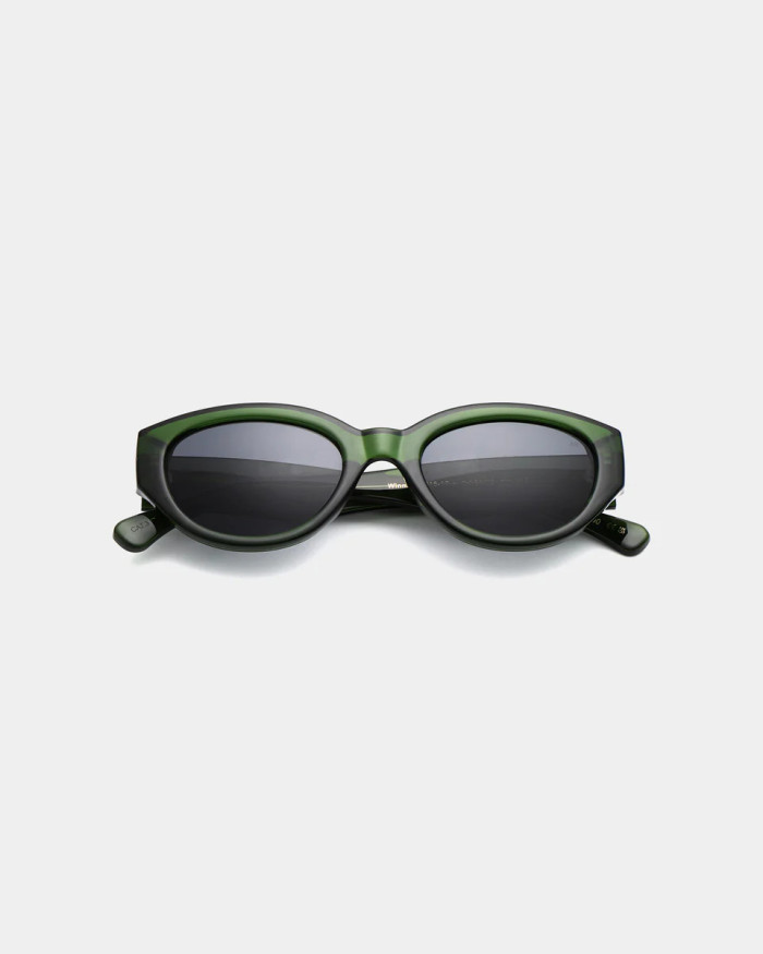 A. Kjaerbede Winnie Dark Green Transparent Sunglasses