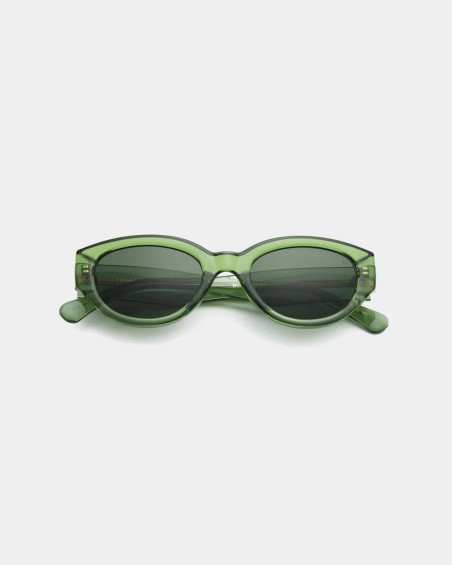 A. Kjaerbede Winnie Light Olive Transparent Sunglasses
