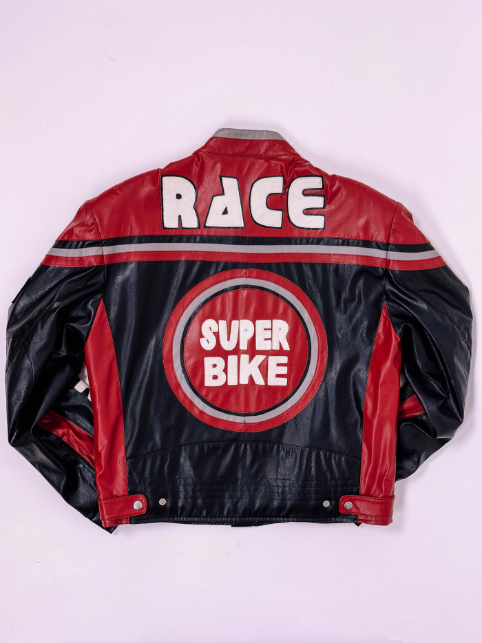 SUPER BIKE Racing Jacket – Moto Style Biker Jacket