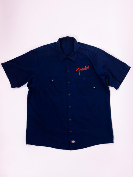 Vintage Dickies Shirt – Fender Stratocaster Graphic | XL Workwear