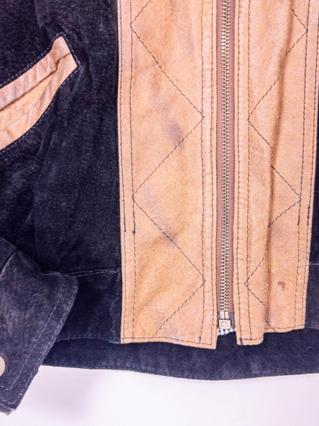 Vintage Suede Bomber Jacket Rallye Paul - M/L