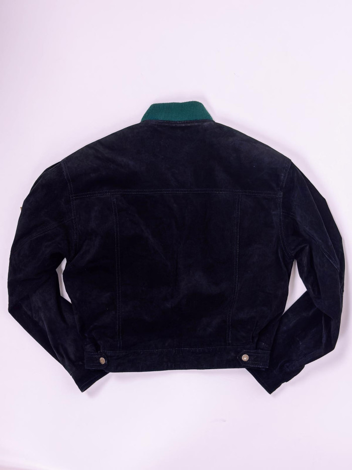 Vintage Suede Bomber Jacket Rallye Paul - M/L
