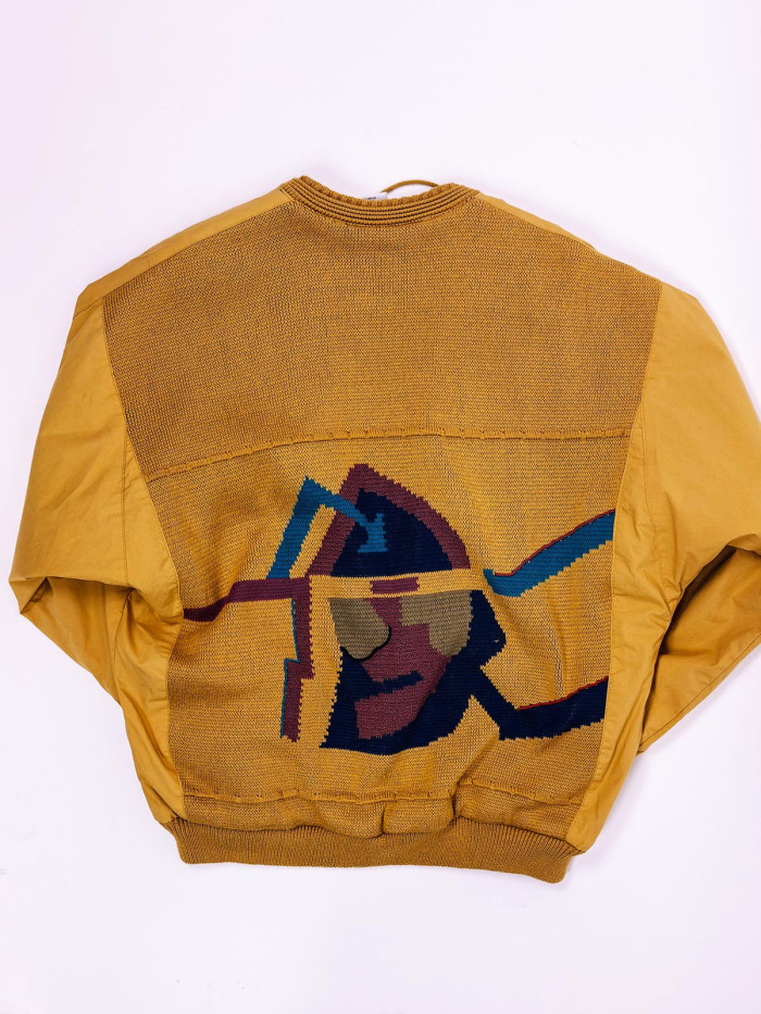 Vintage Jacket With Embroidery - L