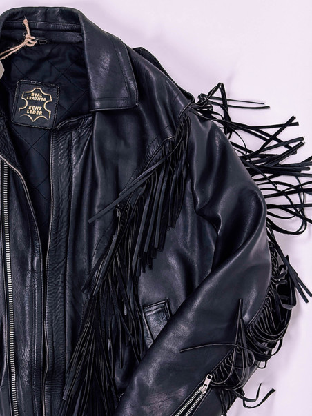 Western Leather Jacket - L/XL