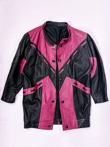 Leather Vintage Coat - M/L