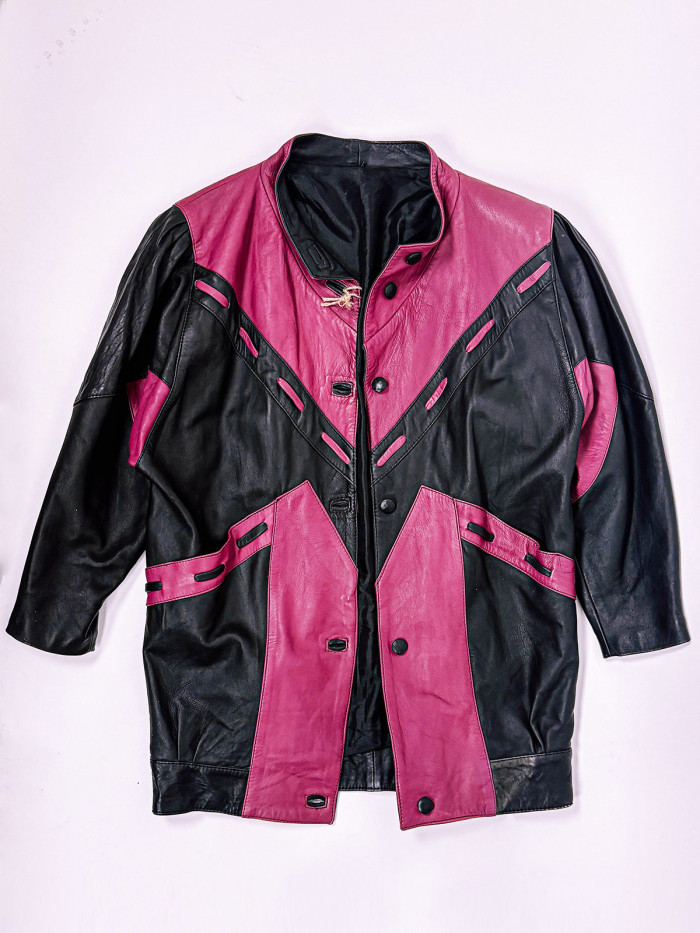 Leather Vintage Coat - M/L