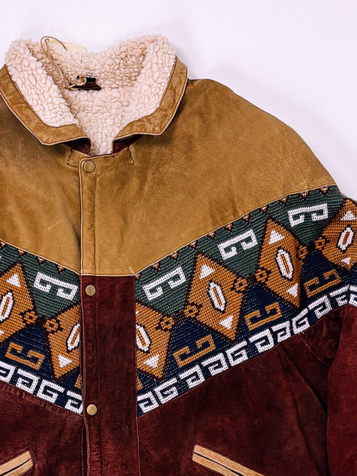 Aztek Vintage Suede Jacket - L/XL