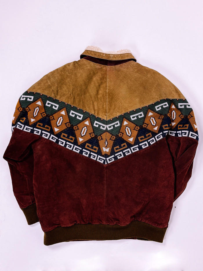 Aztek Vintage Suede Jacket - L/XL