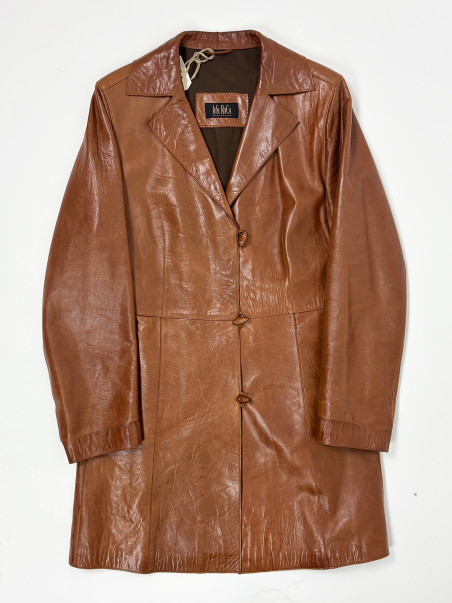 Vintage Leather Coat - S