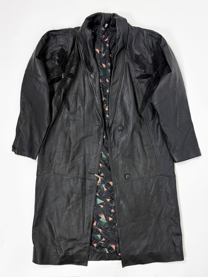 Vintage Leather Coat - UNI