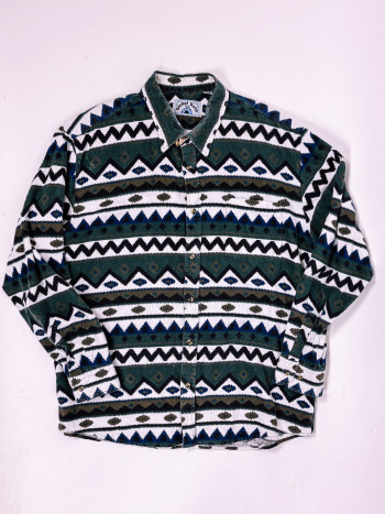 Vintage Aztec Flannel Shirt – L/XL