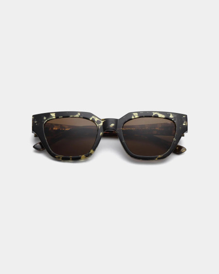A. Kjaerbede Kaws Black / Yellow Tortoise Sunglasses