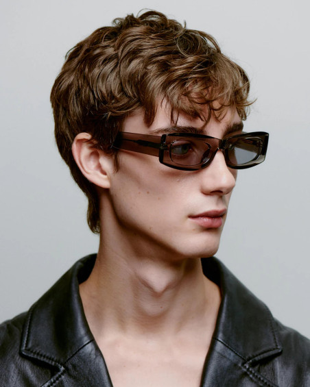 A. Kjaerbede Frida Grey Transparent Sunglasses