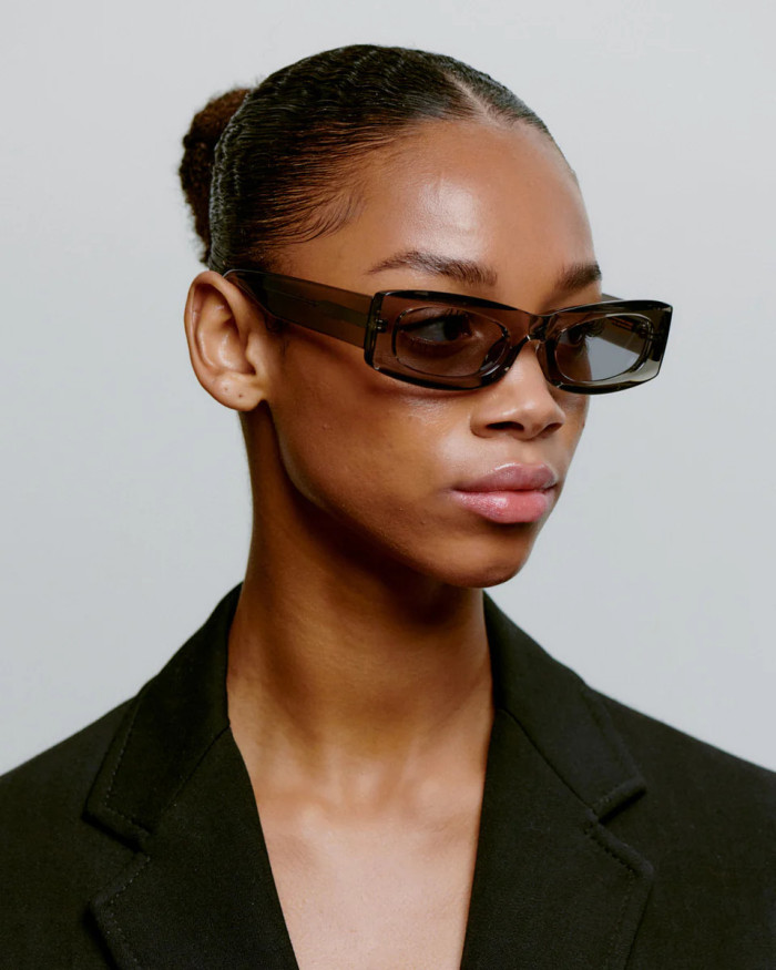 A. Kjaerbede Frida Grey Transparent Sunglasses