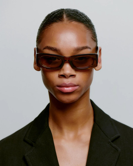 A. Kjaerbede Frida Smoke Transparent Sunglasses