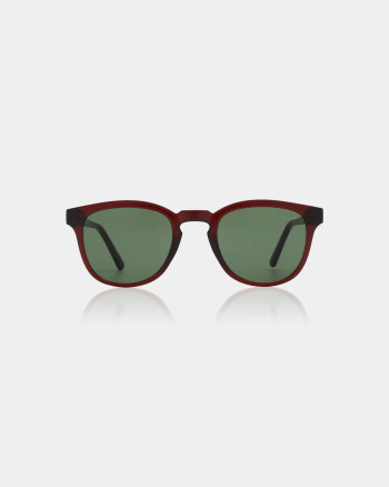A. Kjaerbede Bate Brown Transparent Sunglasses