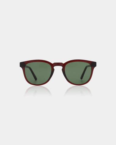 A. Kjaerbede Bate Brown Transparent Sunglasses