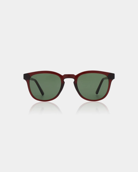 A. Kjaerbede Bate Brown Transparent Sunglasses