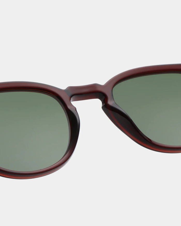 A. Kjaerbede Bate Brown Transparent Sunglasses