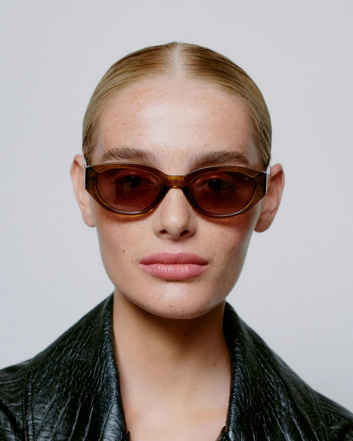 A. Kjaerbede Winnie Smoke Transparent Sunglasses