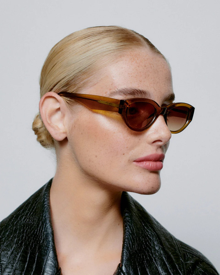 A. Kjaerbede Winnie Smoke Transparent Sunglasses