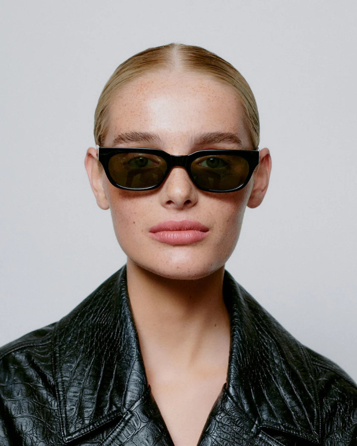 A. Kjaerbede Bror Black Sunglasses