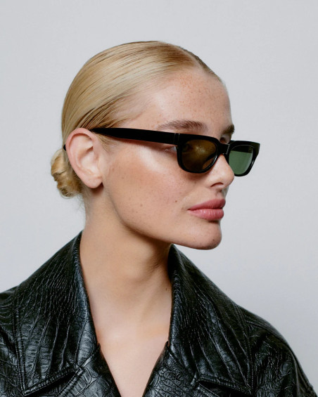 A. Kjaerbede Bror Black Sunglasses