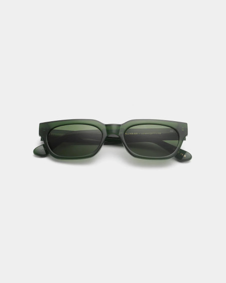 A. Kjaerbede Bror Dark Green Transparent Slnečné Okuliare