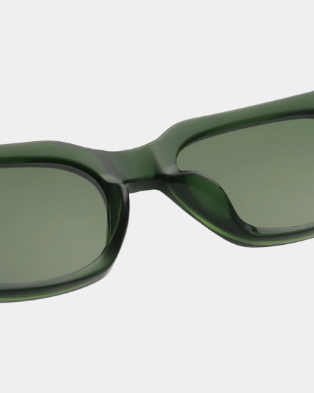 A. Kjaerbede Bror Dark Green Transparent Slnečné Okuliare