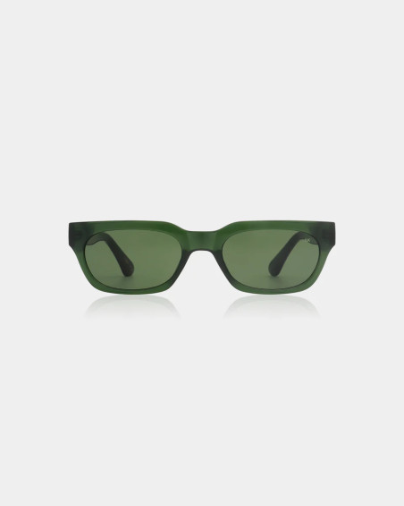 A. Kjaerbede Bror Dark Green Transparent Slnečné Okuliare