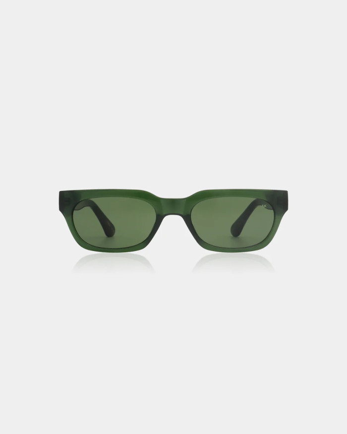 A. Kjaerbede Bror Dark Green Transparent Slnečné Okuliare