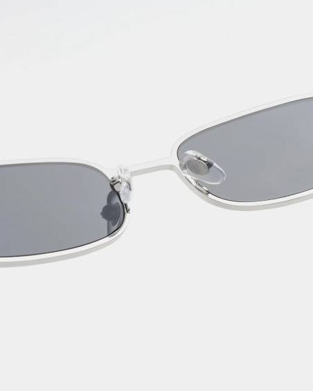 A. Kjaerbede Noah Silver Black Sunglasses