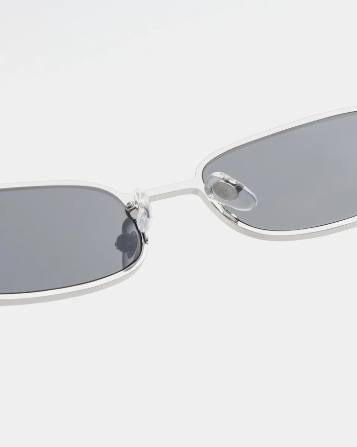 A. Kjaerbede Noah Silver Black Sunglasses