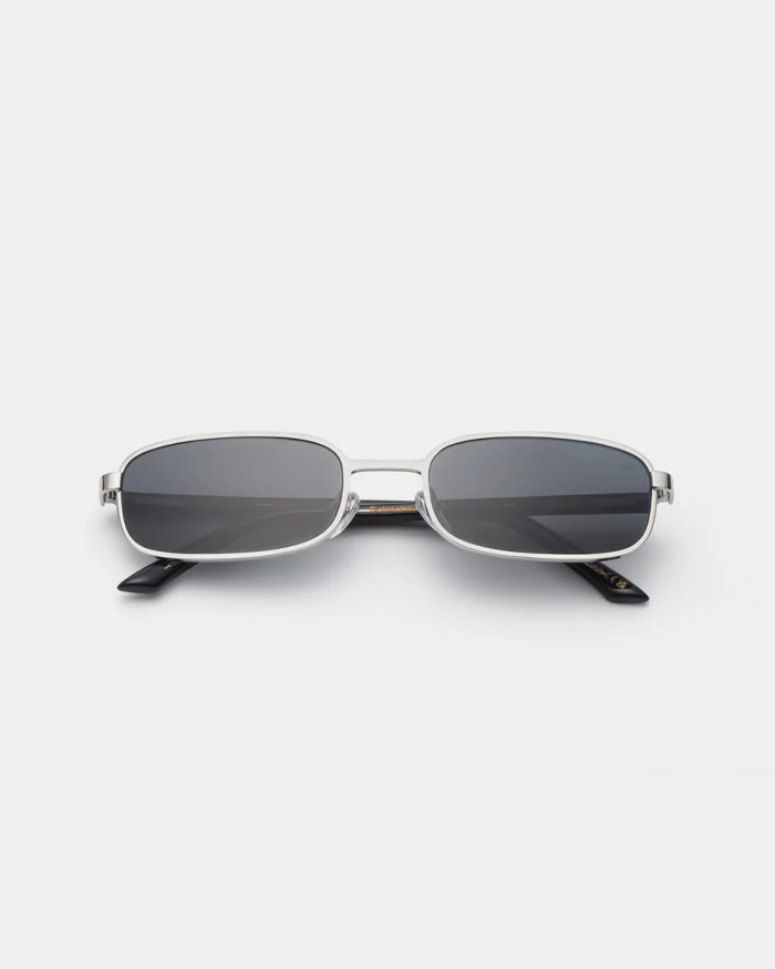 A. Kjaerbede Noah Silver Black Sunglasses