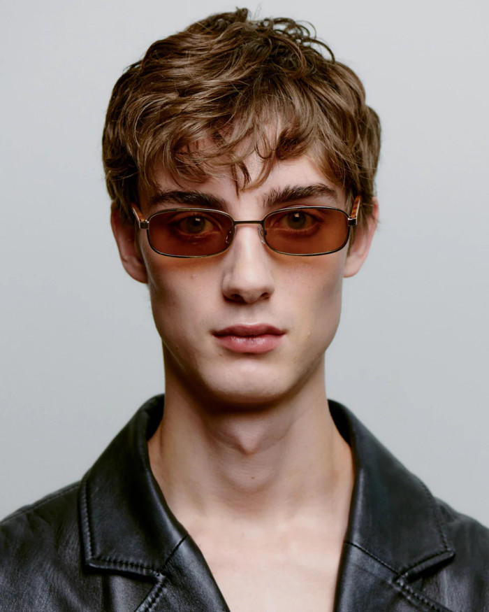 A. Kjaerbede Noah Gold Burnt Amber Slnečné Okuliare