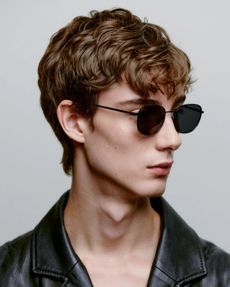 A. Kjaerbede Hello Black Sunglasses