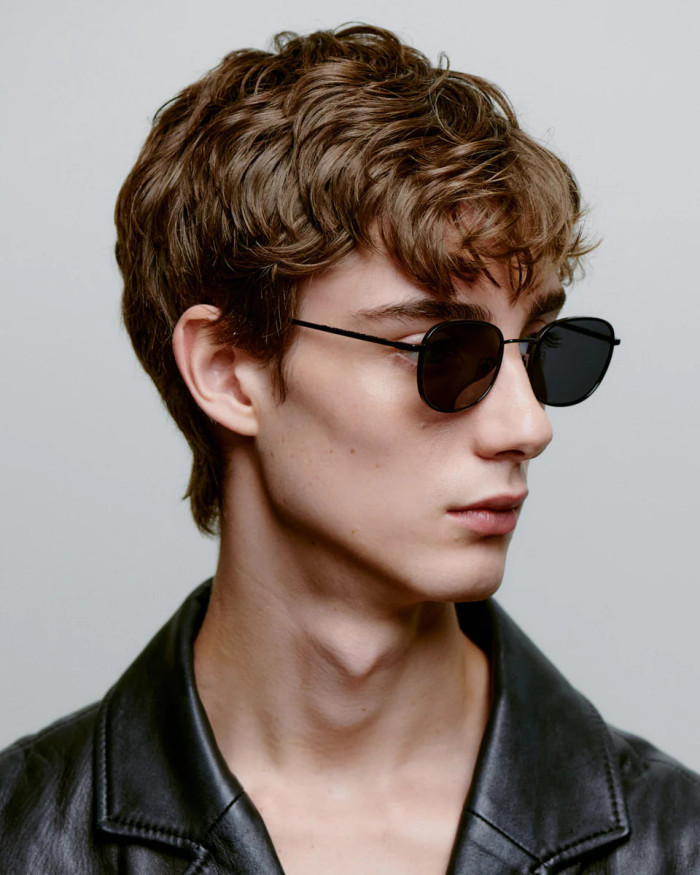 A. Kjaerbede Hello Black Sunglasses