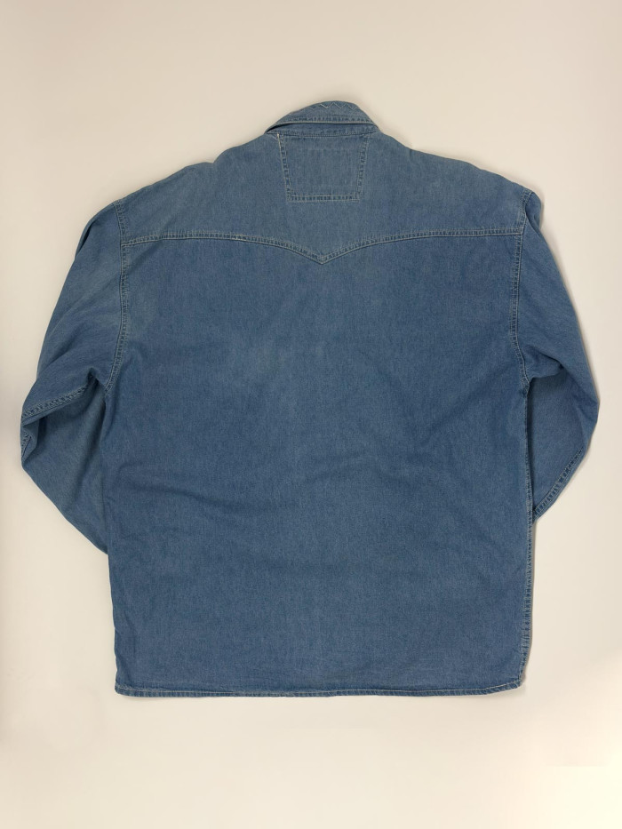 Vintage denimová "cowboy" košeľa Shooter - L