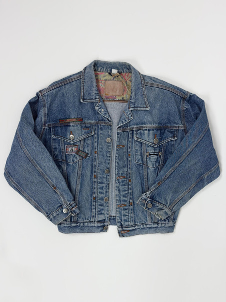Vintage dámska rifľová bunda - M/L