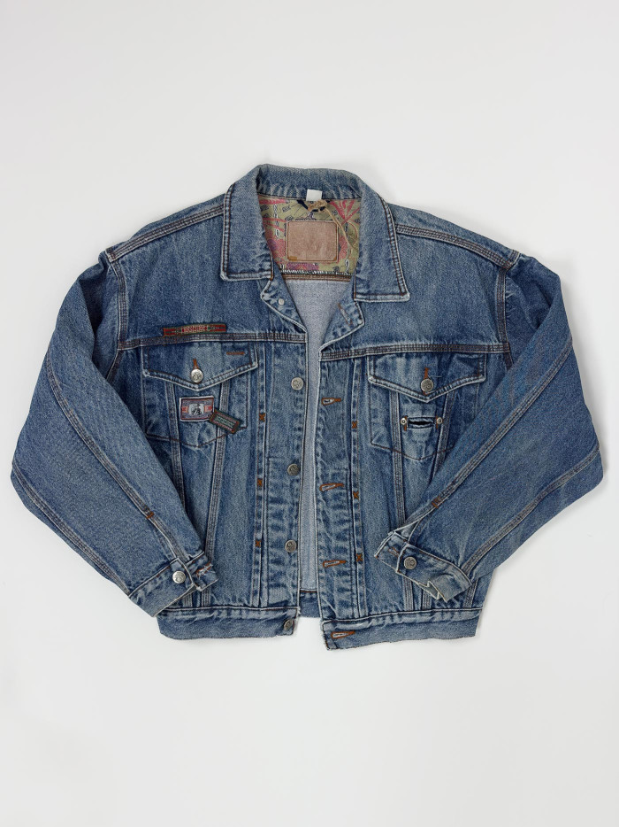 Vintage dámska rifľová bunda - M/L