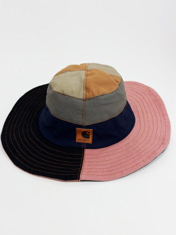 Carhartt Reworked Bucket Hat – Handmade from Recycled Fabric