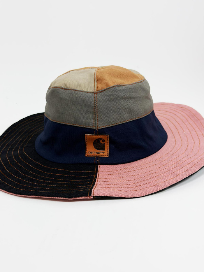 Carhartt Reworked Bucket Hat – Handmade from Recycled Fabric