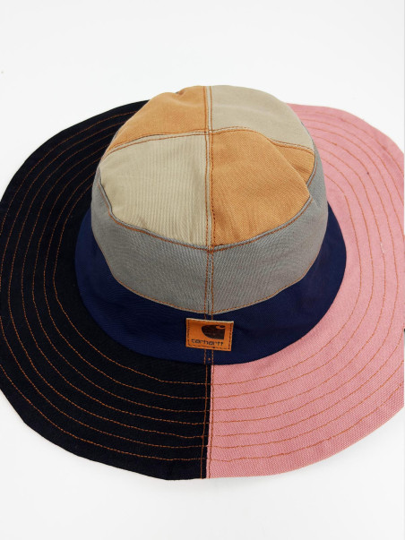 Carhartt Reworked Bucket Hat – Handmade from Recycled Fabric
