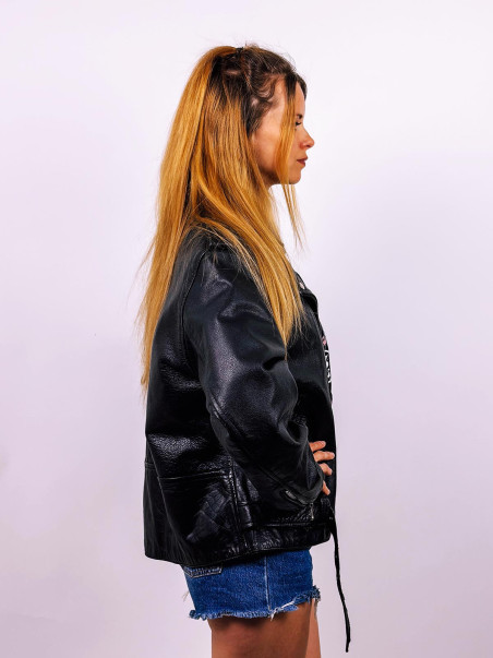 Vintage SKIN Leather Biker Jacket