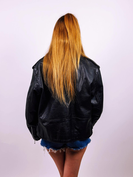 Vintage SKIN Leather Biker Jacket