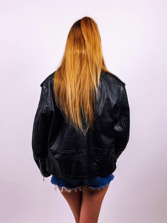 Vintage SKIN Leather Biker Jacket