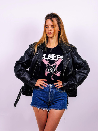 Vintage SKIN Leather Biker Jacket